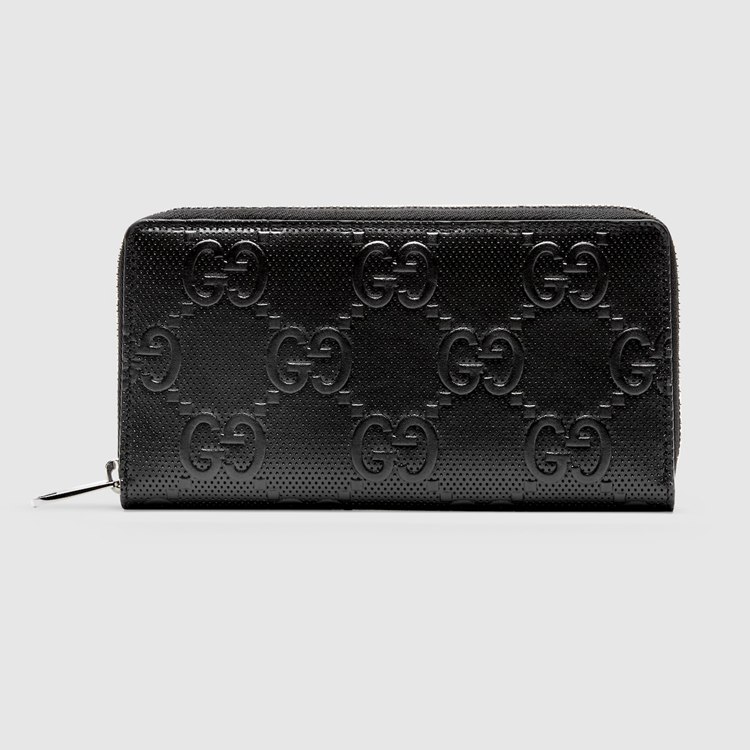625558.1W3AN.1000.002.100.0000.Light GG embossed zip around wallet